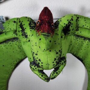 Adventure Planet Plush Pterodactyl Wings Costume Green Black